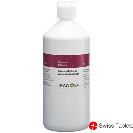 Trawosa food dye bordeaux 1000 ml