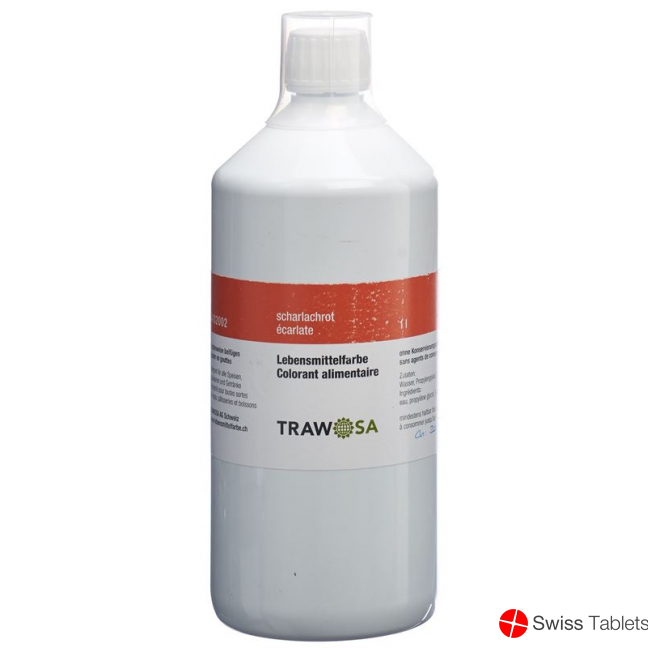 1000 Trawosa food dye scarlet ml