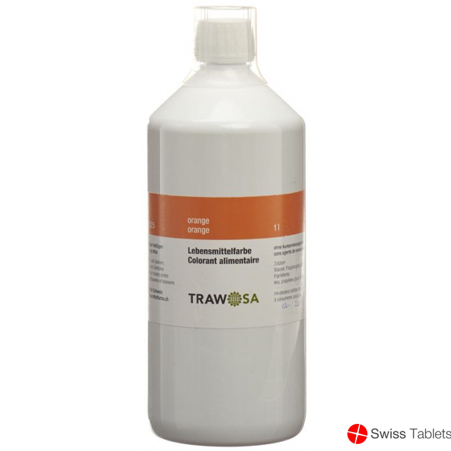 1000 Trawosa food color orange ml