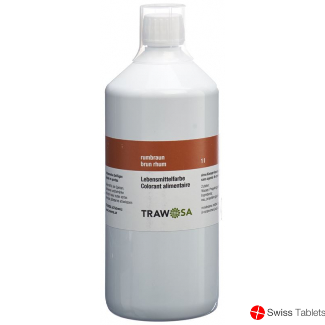 1000 Trawosa food dye rumbraun ml