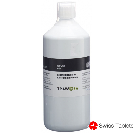 Trawosa food color black 1000 ml
