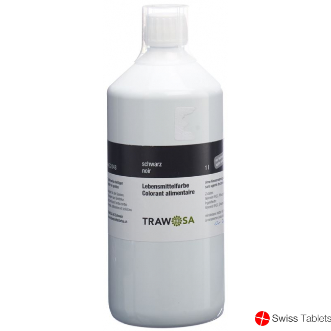Trawosa food color black 1000 ml