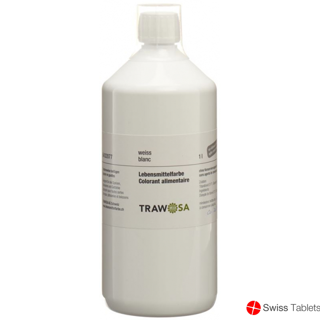 Trawosa food color white 1000 ml
