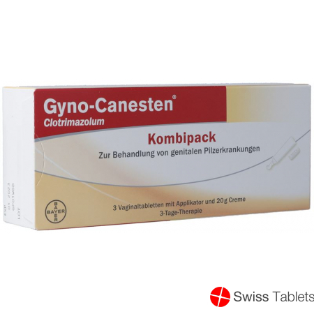 Gyno-Canesten Kombipack 3 vaginal tablets and 20 g cream