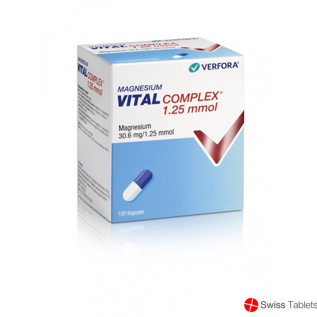 Magnesium Vital Complex Kaps 25.1 mmol 100 pcs