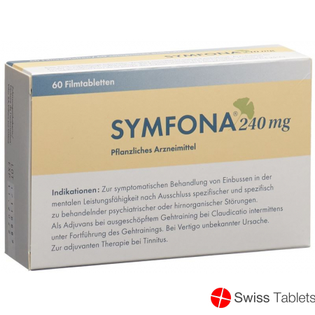 Symfona Filmtabl 240 mg of 60 pcs