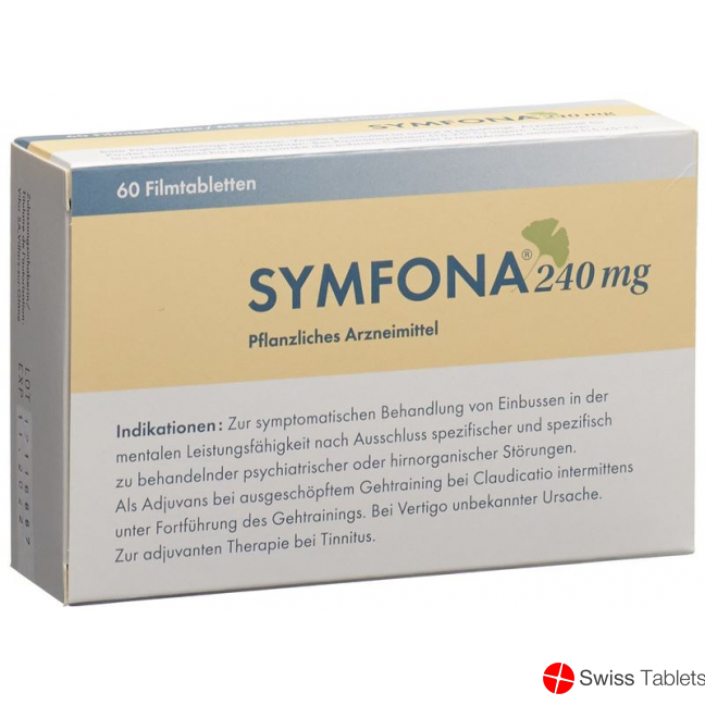 Symfona Filmtabl 240 mg of 60 pcs