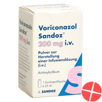 Voriconazole Sandoz Trockensub 200 mg Durchstf Voriconazole Sandoz Trockensub 200 mg Durchstf