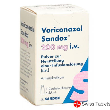 Voriconazole Sandoz Trockensub 200 mg Durchstf
