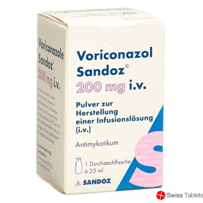 Voriconazole Sandoz Trockensub 200 mg Durchstf