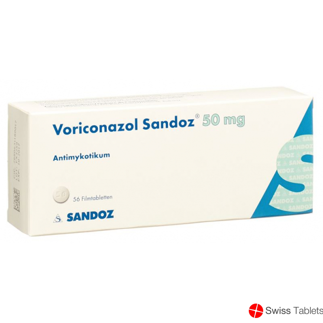 Voriconazole Sandoz Filmtabl 50 mg 56 pcs