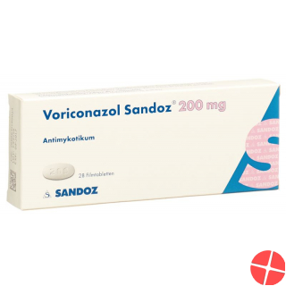 Voriconazole Sandoz Filmtabl 200 mg 28 pcs