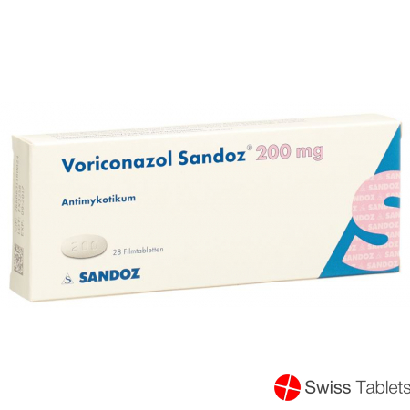 Voriconazole Sandoz Filmtabl 200 mg 28 pcs