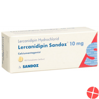 Lercanidipine Sandoz Filmtabl 10 mg 98 pcs