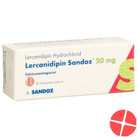 Lercanidipine Sandoz Filmtabl 20 mg 98 pcs