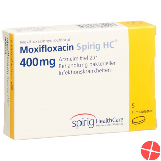 Moxifloxacin Spirig HC Filmtabl 400 mg 5 pcs
