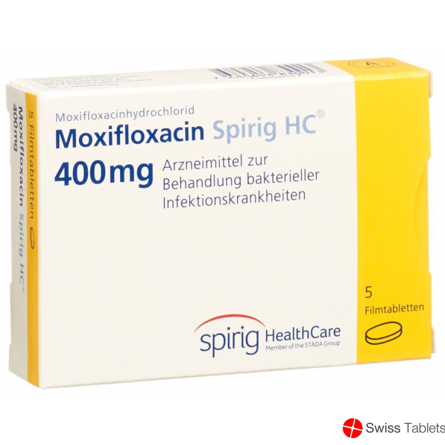 Moxifloxacin Spirig HC Filmtabl 400 mg 5 pcs