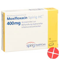 Moxifloxacin Spirig HC Filmtabl 400 mg of 10 pcs