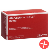 Atorvastatin 20 mg Zentiva Filmtabl 100 pcs