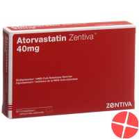 Atorvastatin 40 mg Zentiva Filmtabl 30 pcs