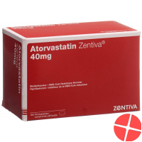 Atorvastatin 40 mg Zentiva Filmtabl 100 pcs