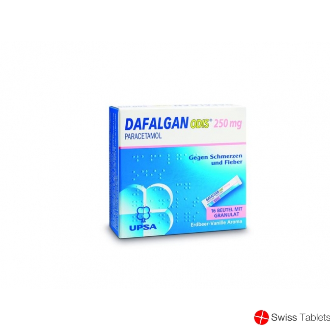 Dafalgan Odis Gran 250 mg Btl 16 pcs