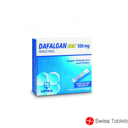 Dafalgan Odis Gran 500 mg Btl 16 pcs