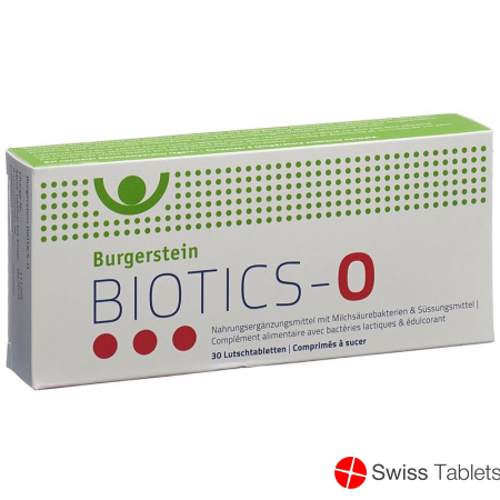 Burgerstein Biotics-O tablets Blist 30 pieces buy online