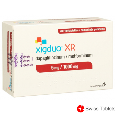 Xigduo XR Filmtabl 5 mg / 1000 mg 28 pcs