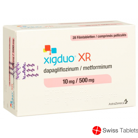 Xigduo Filmtabl XR 10 mg / 500 mg 28 pcs