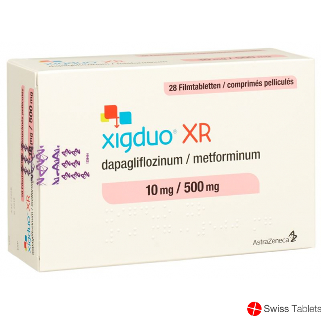 Xigduo Filmtabl XR 10 mg / 500 mg 28 pcs