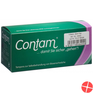 Contam Vaginaltampon 40mm Extra Plus special size 5 pcs