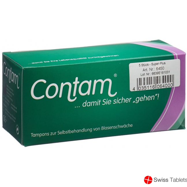 Contam Vaginaltampon 45mm Extra Plus special size 5 pcs