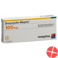 Doxycycline Mepha tbl 100 mg of 10 pcs