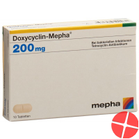 Doxycycline Mepha tbl 200 mg of 10 pcs