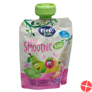 Hero Baby Organic Smoothie Pear Banana Raspberry Btl 90 g