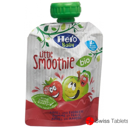 Hero Baby Organic Smoothie apple strawberry Btl 90 g