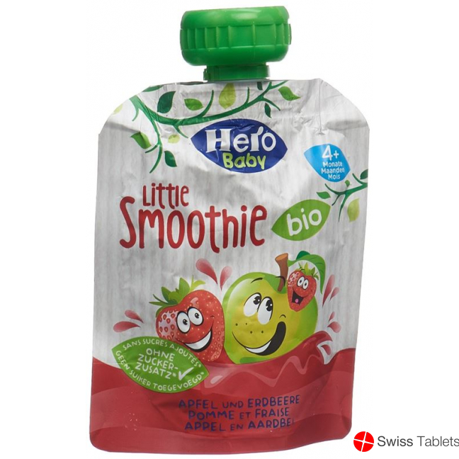 Hero Baby Organic Smoothie apple strawberry Btl 90 g
