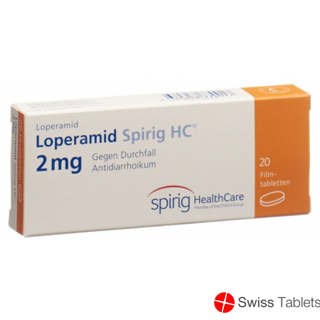 Loperamide 2 mg Spirig HC Filmtabl 20 pcs