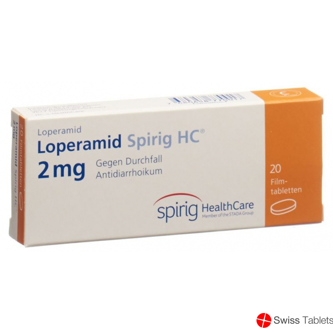 Loperamide 2 mg Spirig HC Filmtabl 20 pcs