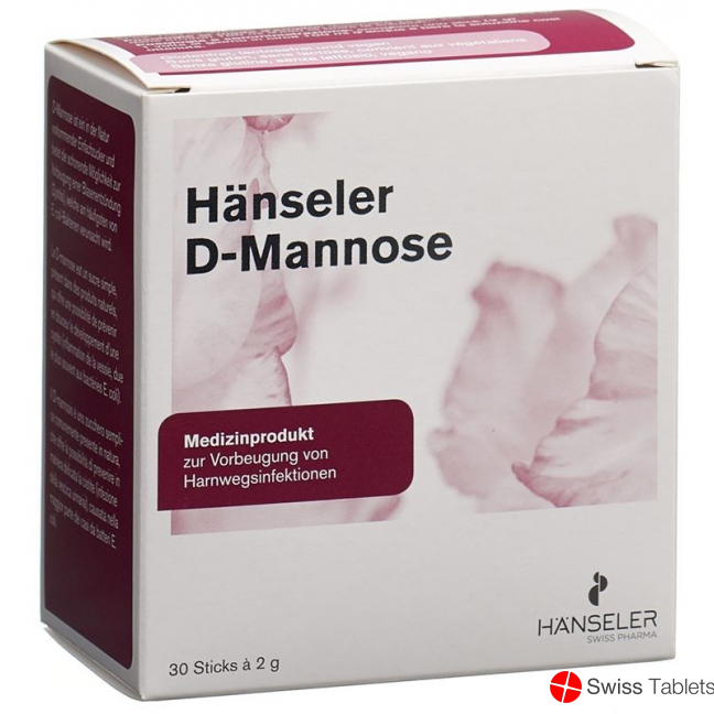 Hanseler D-Mannose 30 sticks 2 g buy online