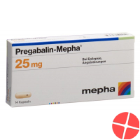 Pregabalin Mepha Kaps 25 mg 14 pcs