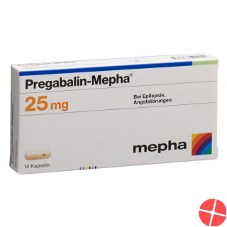 Pregabalin Mepha Kaps 25 mg 14 pcs