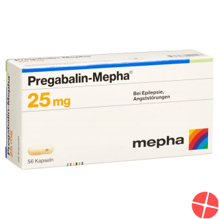 Pregabalin Mepha Kaps 25 mg 56 pcs