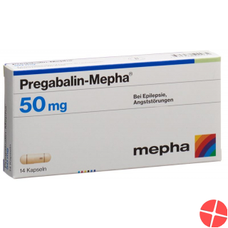 Pregabalin Mepha Kaps 50 mg 14 pcs