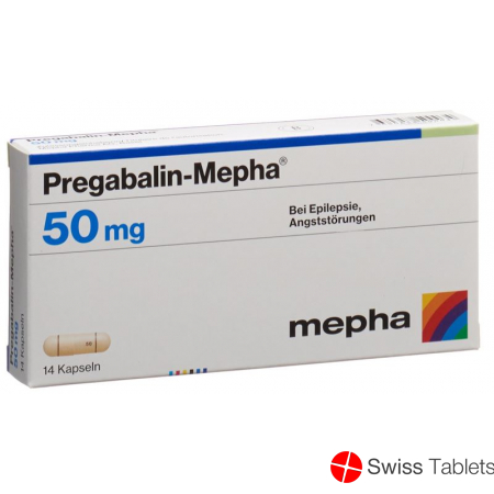 Pregabalin Mepha Kaps 50 mg 14 pcs