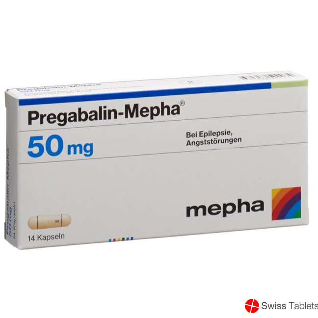 Pregabalin Mepha Kaps 50 mg 14 pcs