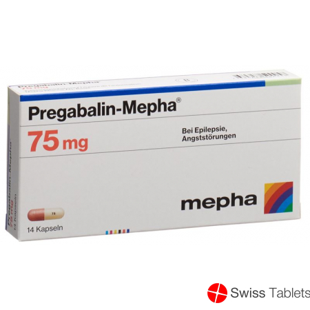 Pregabalin Mepha Kaps 75 mg 14 pcs