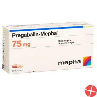 Pregabalin Mepha Kaps 75 mg 56 pcs