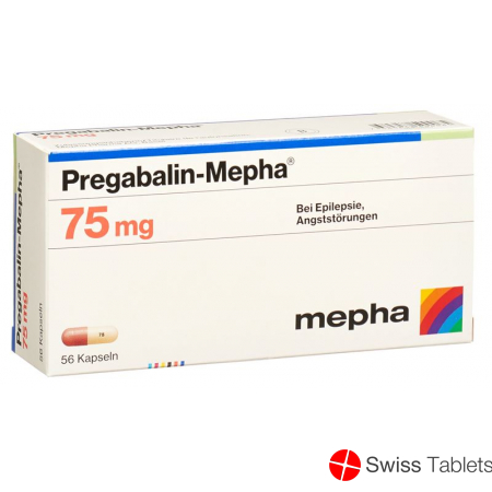 Pregabalin Mepha Kaps 75 mg 56 pcs